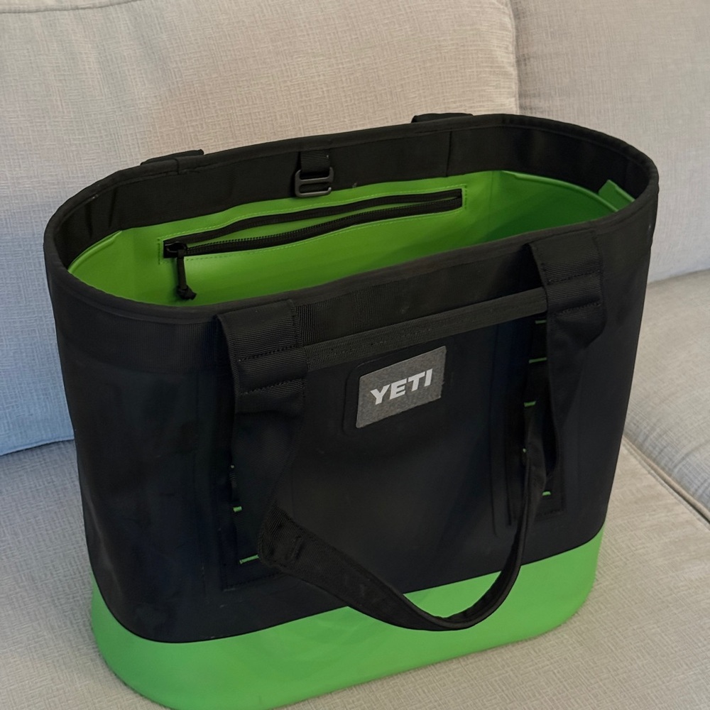 YETI Dual-Tone Black and Green Carryall